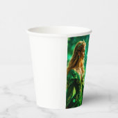 セントパトリックデイ神秘的プリンセスクローバー魔法 紙コップ (右)