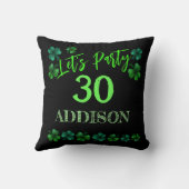 セントパトリックデイ誕生日レッツパーティーシャーロック クッション (裏面)