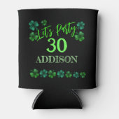 セントパトリックデイ誕生日レッツパーティーシャーロック 缶クーラー (正面)