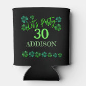 セントパトリックデイ誕生日レッツパーティーシャーロック 缶クーラー (裏面)