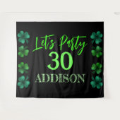 セントパトリックデイ誕生日レッツパーティー タペストリー (正面(横))