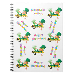 セントパトリックデーお誕生日おめでとうノートブック ノートブック
