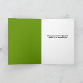 セントパトリックデーお金カードユーモア 誰にでも シーズンカード (内部)