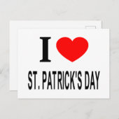 セントパトリックデーが大好き! シーズンポストカード (正面/裏面)