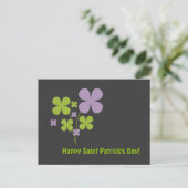 セントパトリックデーのお祝い ポストカード (スタンド正面)