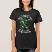 セントパトリックデーのお誕生日ダビングレパード Tシャツ (正面)