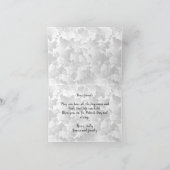 セントパトリックデーのアイルランドのシロツメクサの旗の写真フレーム カード (内部)