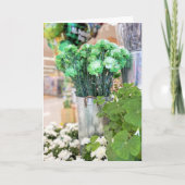 セントパトリックデーのカーネーション カード (正面)