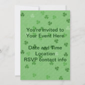 セントパトリックデーのキリン 招待状 (裏面)