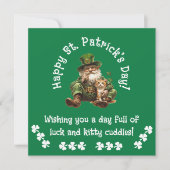 セントパトリックデーのグリーティングカード シーズンカード (正面)