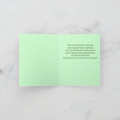 セントパトリックデーのケルト十字カード カード (内部)