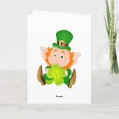 セントパトリックデーのコケイラ シーズンカード (裏面)