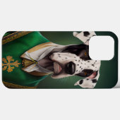 セントパトリックデーのドレスを着たグレートデン Case-Mate iPhoneケース (裏面 (横))