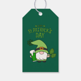 セントパトリックデーのノームグリーンのギフトタグ ギフトタグ