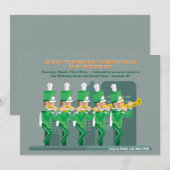 セントパトリックデーのパレード 招待状 (正面/裏面)