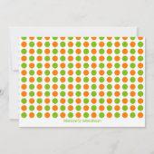 セントパトリックデーのパーティー招待状 招待状 (裏面)