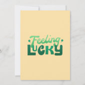 セントパトリックデーのパーティー招待状 招待状 (裏面)