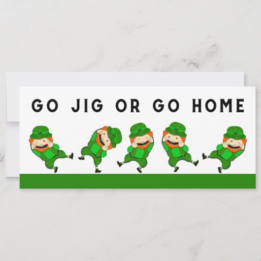 セントパトリックデーのパーティー 招待状 (正面)