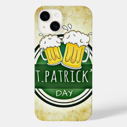 セントパトリックデーのビール Case-Mate iPhoneケース (裏面)