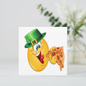 セントパトリックデーのピザパーティー招待状 招待状 (スタンド正面)