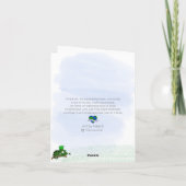 セントパトリックデーのピンチ カード (裏面)