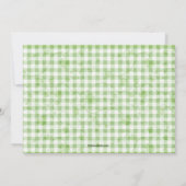 セントパトリックデーのブライダルシャワー招待状 招待状 (裏面)