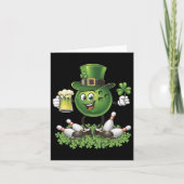 セントパトリックデーのボウリングでビールが好きな人と飲みながら遊ぼう カード (正面)
