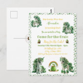 セントパトリックデーのラッキーなユニコーンの招待状 ポストカード (正面/裏面)