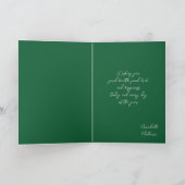 セントパトリックデーのレプラコーンの帽子と金 カード (内部)