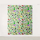 セントパトリックデーのレースパレードパーティーフォトブース タペストリー (正面)