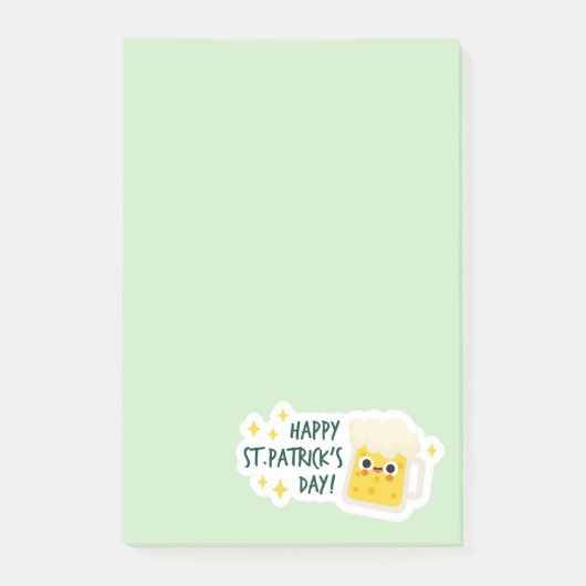 セントパトリックデーの付箋紙 ポストイット (正面)