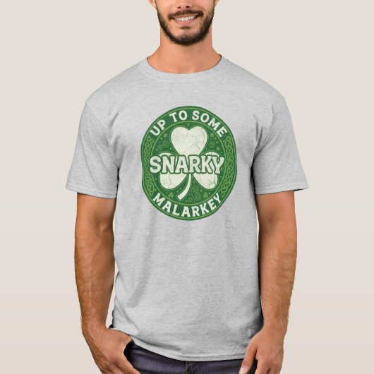 セントパトリックデーの大騒ぎTシャツ Tシャツ (正面)