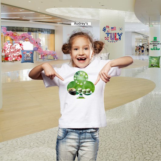 セントパトリックデーの女の子のTシャツ Tシャツ