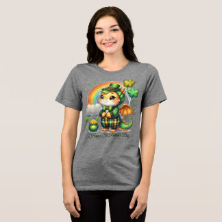 セントパトリックデーの女性用 トライブレンドＴシャツ