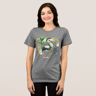 セントパトリックデーの女性用 トライブレンドＴシャツ