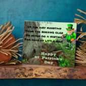 セントパトリックデーの妖精の詩 フォトプラーク (側面)