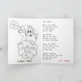 セントパトリックデーの子供向けカード カード (内部)