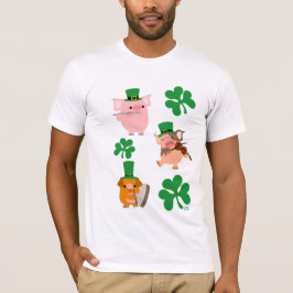 セントパトリックデーの小さなミュージシャンTシャツ Tシャツ