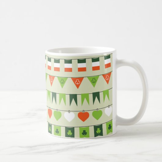 セントパトリックデーの旗 コーヒーマグカップ (右)