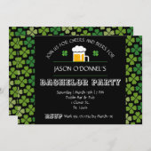 セントパトリックデーの独身最後のパーティー招待状 招待状 (正面/裏面)