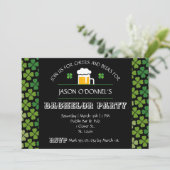 セントパトリックデーの独身最後の祭典招待状 招待状 (スタンド正面)