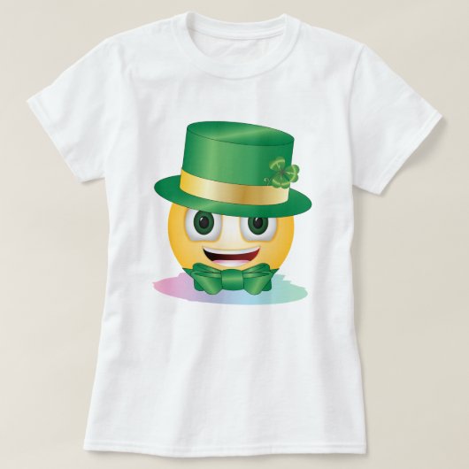 セントパトリックデーの絵文字 Tシャツ (デザイン正面)