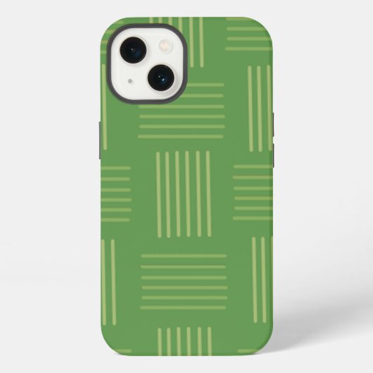 セントパトリックデーの織り柄 iPhoneケース (裏面)