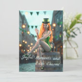 セントパトリックデーの美女が樽に座る シーズンカード (スタンド正面)