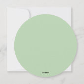 セントパトリックデーの英語のブルドッグ シーズンカード (裏面)