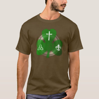 セントパトリックデー アイリッシュシャムロック メンズTシャツ Tシャツ