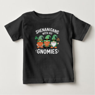 セントパトリックデー アイルランドの妖精と戯れる日 ベビーTシャツ