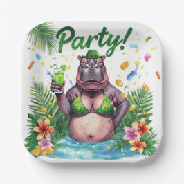 セントパトリックデー グラム ヒッポ ビキニ ペーパープレート