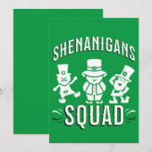 セントパトリックデー - シェナニガンス・スクワッド シーズンカード (正面/裏面)