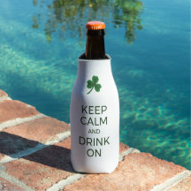 セントパトリックデー ジョーク テキスト 缶クーラー Keep Calm
